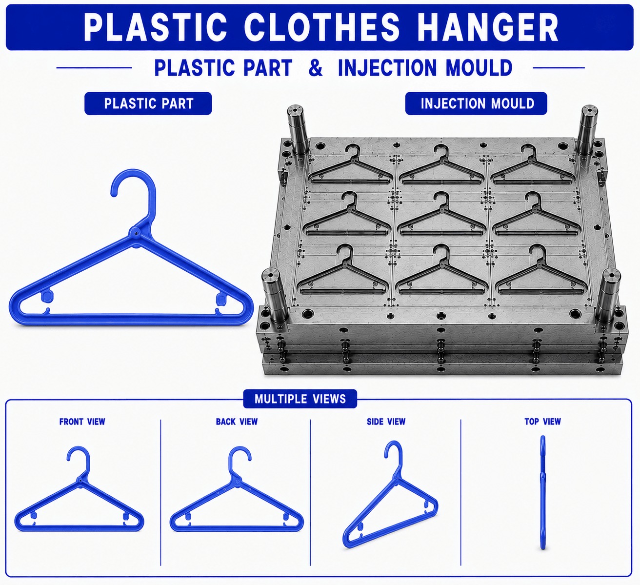 Plastic Clothes Hanger Mould and Moulding Service